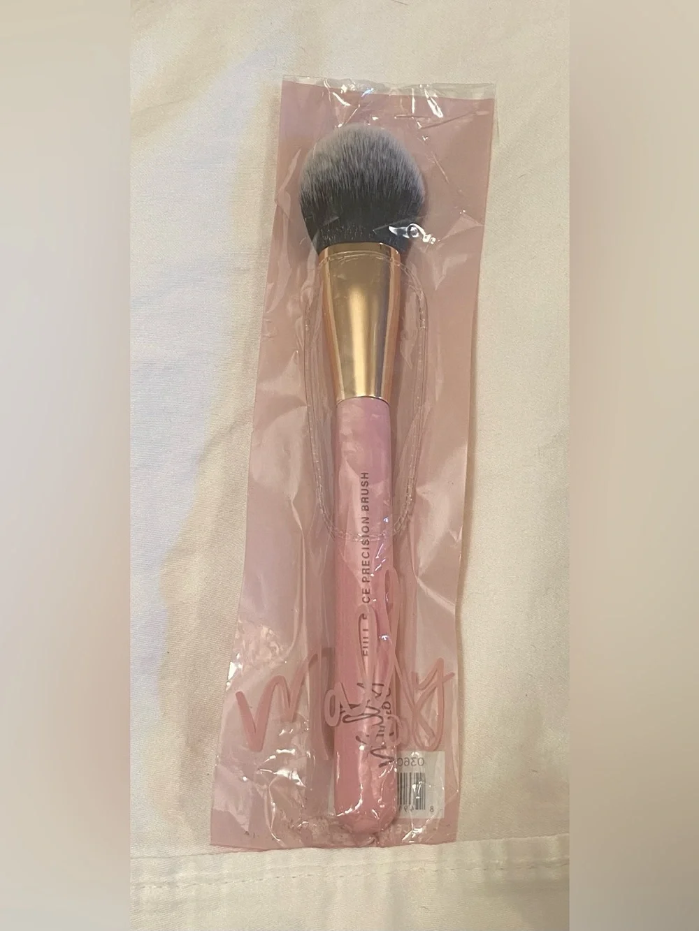 Mally Beauty Full Face Precision Makeup Brush Pink New Sealed